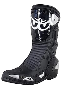 Amazon.co.jp: BERIK RACING BOOTS BOT-1289-BK ALL.BLACK